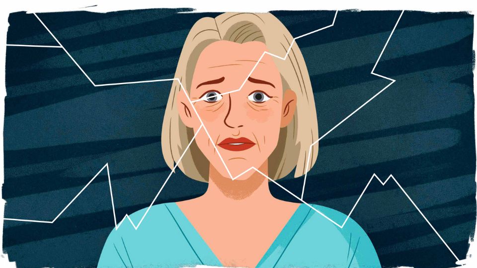 Animation Still - Blonde Woman Looking Concerned
